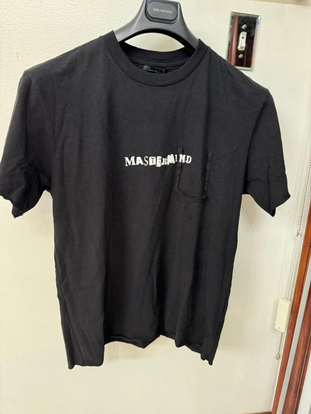 $448 JOHN ELLIOTT x MASTERMIND JAPAN Pocket T-Shirt sz.2